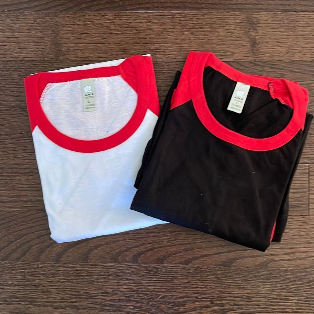NWT A.M.S Cotton‎ T-Shirt Bundle. Size Large